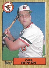 1987 Topps Cal Ripken Jr #784 Baltimore Orioles HOF Wood Border Baseball Card