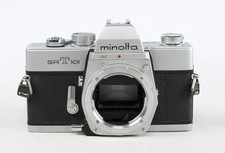 Minolta SRT 101 35mm Camera Body, Chrome Version 1B with Chrome Speed Dial 