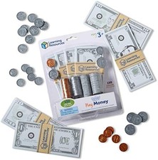 Learning Resources Pretend Play Money Kids Math Manipulatives