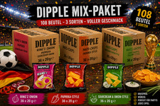 Großes WM Snack Paket 108 Beutel Paprika Chi...