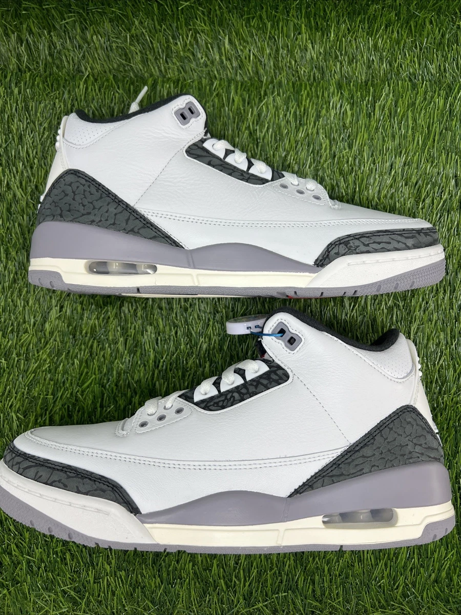 靴 Air Jordan 3 Retro 'Cement Grey' Air Jordan 3 Retro 'Cement Grey' (CT8532-106) release date. Nike SNKRS