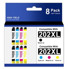 T202XL 202XL Ink Cartridges for Epson 202 XL WorkForce WF-2860 XP-5100 Printer