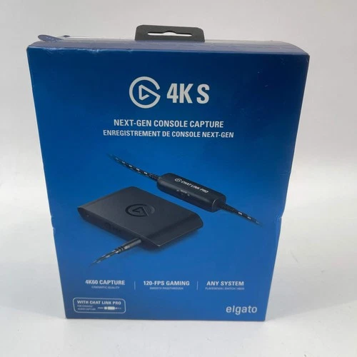 New Elgato 4K S Game Capture Device 10GBR9901-CLP