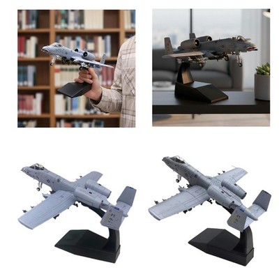 Maßstab 1:100 A-10 Jagdflugzeug Modell für Schlafzimmer Haus Bücherregal