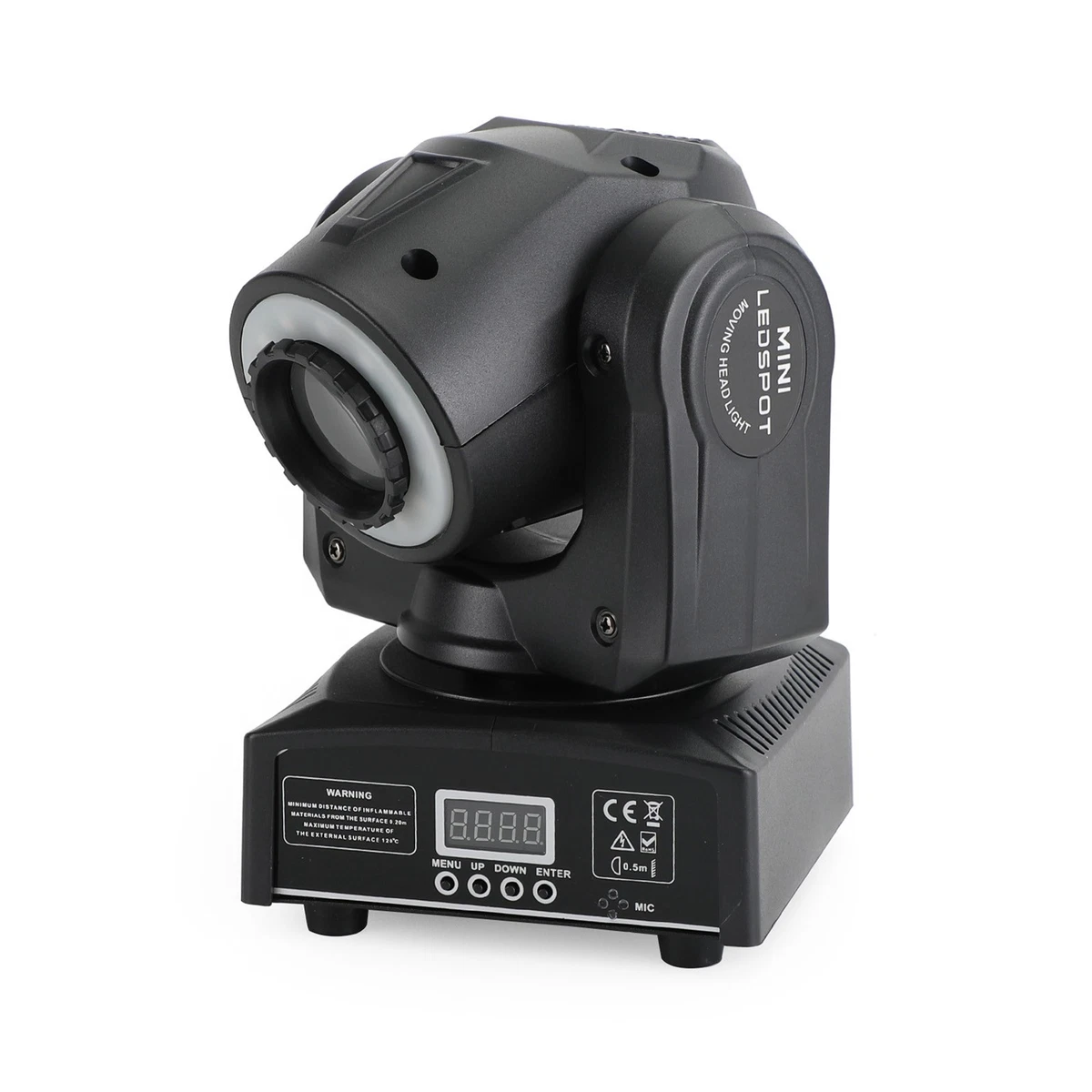Faro Cabeza Móvil LED 100W RGBW DMX512 Efecto Haz Gobo para Disco DJ Eventos