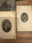 Lot Of 18 Tin Type Photos In Beautiful Album - 1880s — photo 9