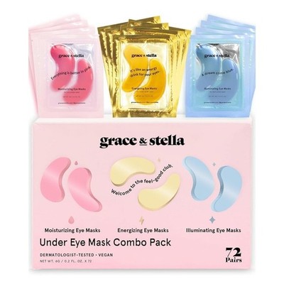 Under Eye Patches Dark Circles Puffiness Hydrating Vegan Anti Aging Masks New