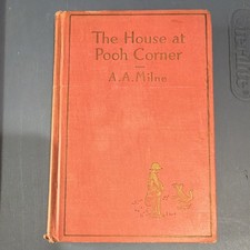 A.A. Milne Illustrated Hardcover The House at Pooh Corner Winnie the Pooh 1928