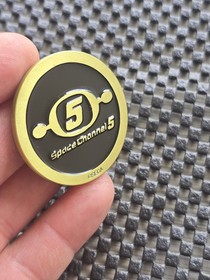 Space Channel 5 Sega Shop UK Coin Medal Exclusive Rare Promo GENESIS SATURN CD
