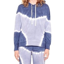 Sundry Blue Tie Dye Hoodie Sweatshirt Size 0 XS