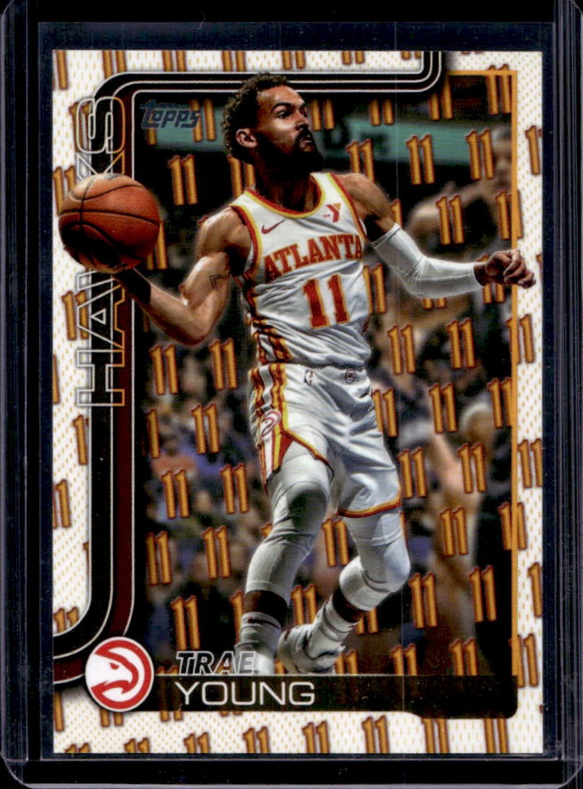 2025-26 Topps Trae Young Player Number Variation #/11 Hawks
