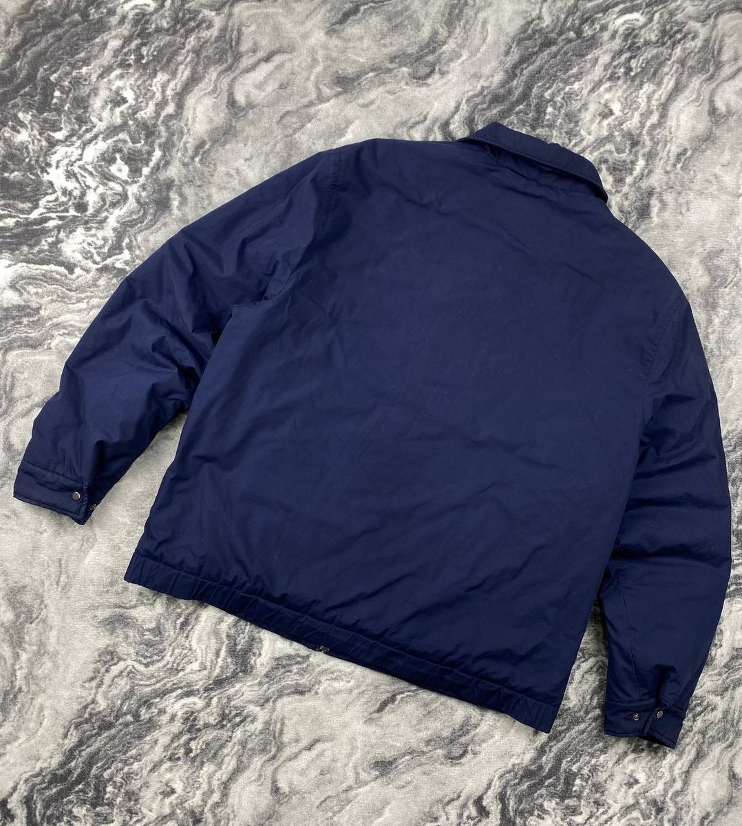 YVES SAINT LAURENT ネイビー ジャンパー サイズ100 Men's Vintage Yves Saint Laurent YSL Navy Blue Zip Up Hoodie Size