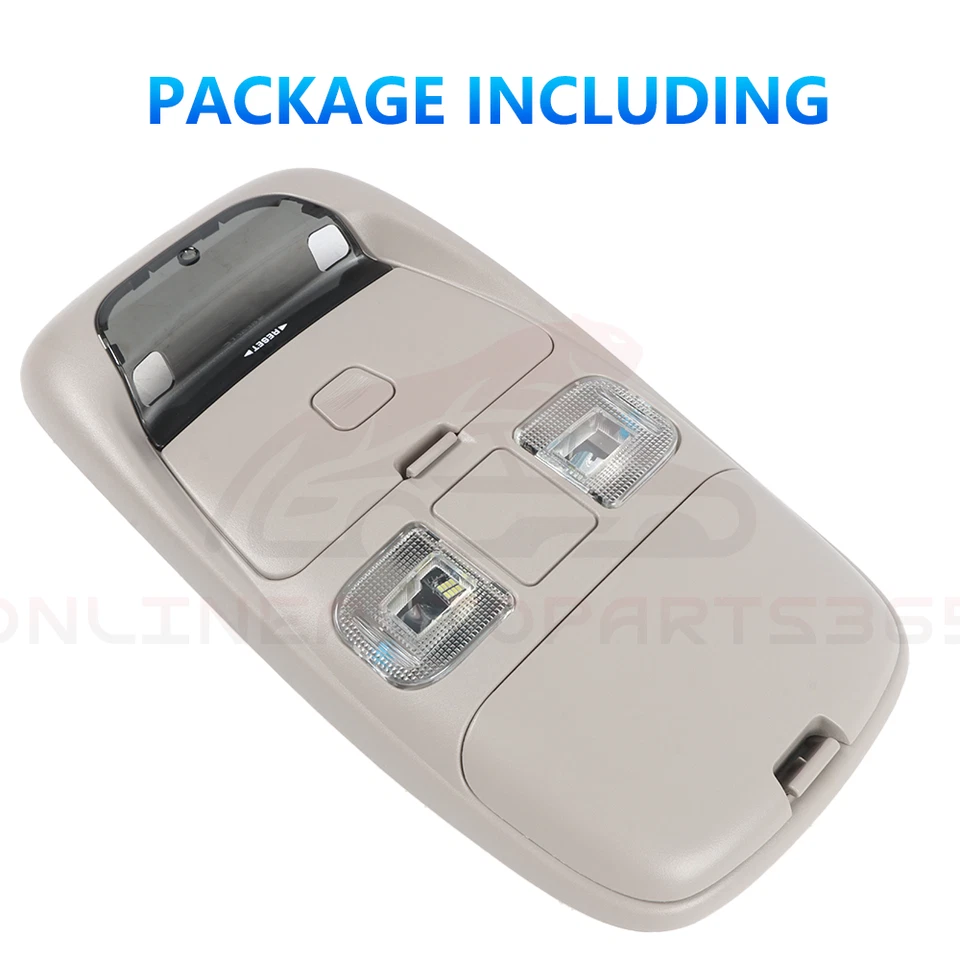 For 1998-2002 Dodge Ram 1500 2500 Overhead Console Dome Light Storage 55350657 Foto 3 de 4