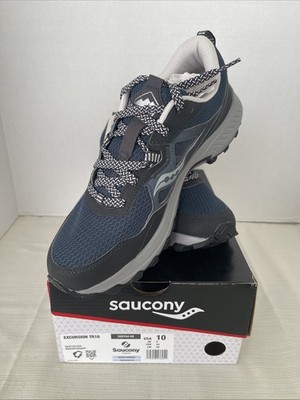 Saucony Excursion TR16 Mens Size 10 M Trail Running Sneakers Navy Athletic New