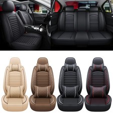 For Nissan Altima Sentra Rogue Seat Covers Full Set 5-seat Front Rear Pu Leather