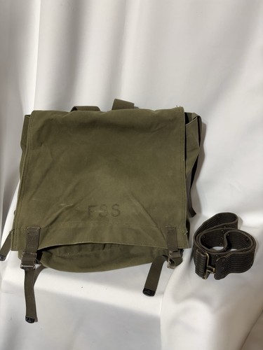 Vintage FSS Packsack/ Rucksack USFS  5100-214D Type 1 Canvas Used With Web Belt