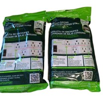 Greenlite Tier 1 Advanced 7 Outlet Surge Protecting Power Saving Strip 2 Pack