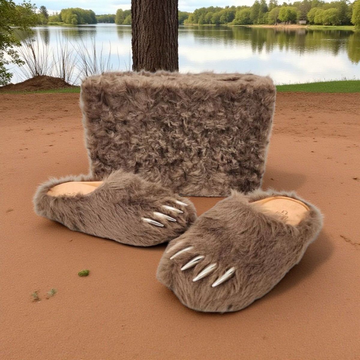 Bravest Studios Limited Stock/Rare Bear Claw Mules in Brown Size 11 Bravest Studios Bear Claw Mules Now Available Exclusively At  main image 2