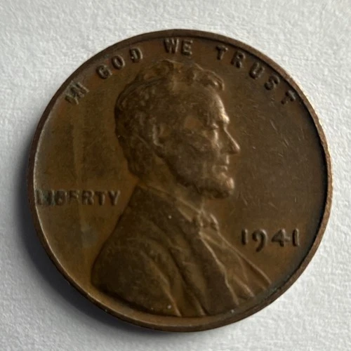 1941 Lincoln Wheat Bronze Small Cent BN US One Cent Coin Circulated No Mint Mark