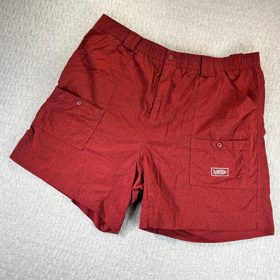 Pantalones Cortos AFTCO Pesca/Aparejos Carga Hombres/Mujeres 44 Aire Libre Camping Senderismo Natación Foto 2 de 4