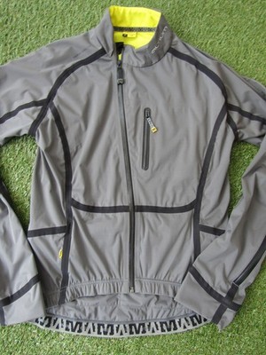 Mavic Hydro H2O Altium wasserdichte Fahrradjacke - Größe L Herren - grau