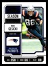 Mike Gesicki 2023 Panini Contenders #70 New England Patriots *128