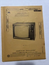 Vintage Sams Photofact Schematic 7-1971 ADMIRAL CHASSIS 12H1073-11/ -12/ -16/