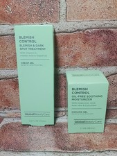 Global Beauty Care Blemish Control Cream Gel And Cooling Gel -Acn -prone Skin