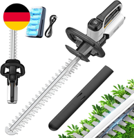 LiTHELi Akku Heckenschere, 56 Cm MesserläNge, Anschlagschutz & Ergonomischer Gri