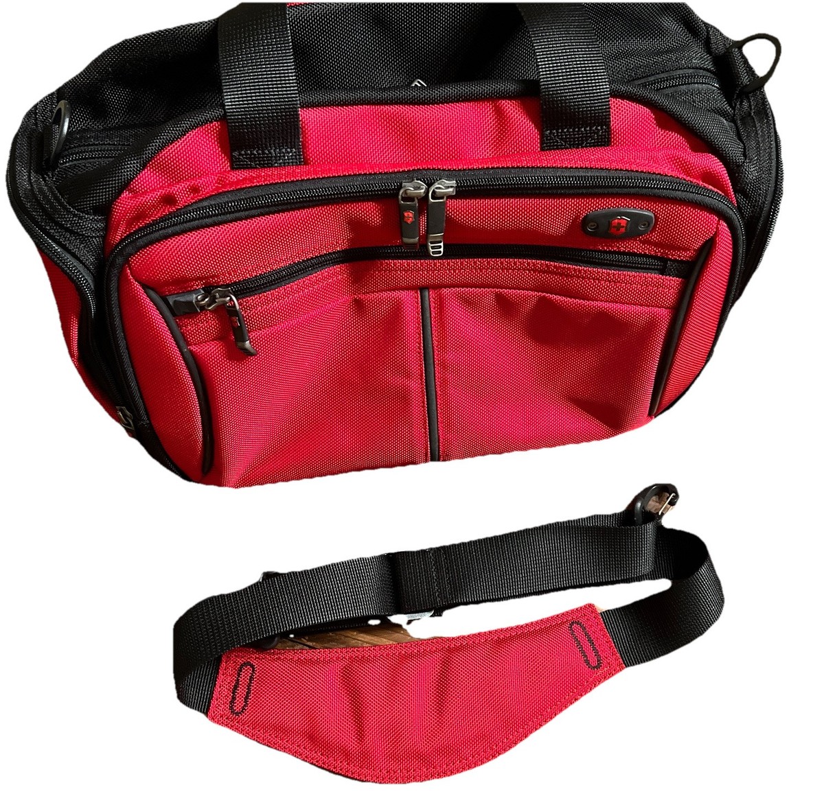 cvtvlist outer tank 黒赤 size2 VICTORINOX Werks Traveler 2.0 Deluxe Travel Tote Carry-On Bag