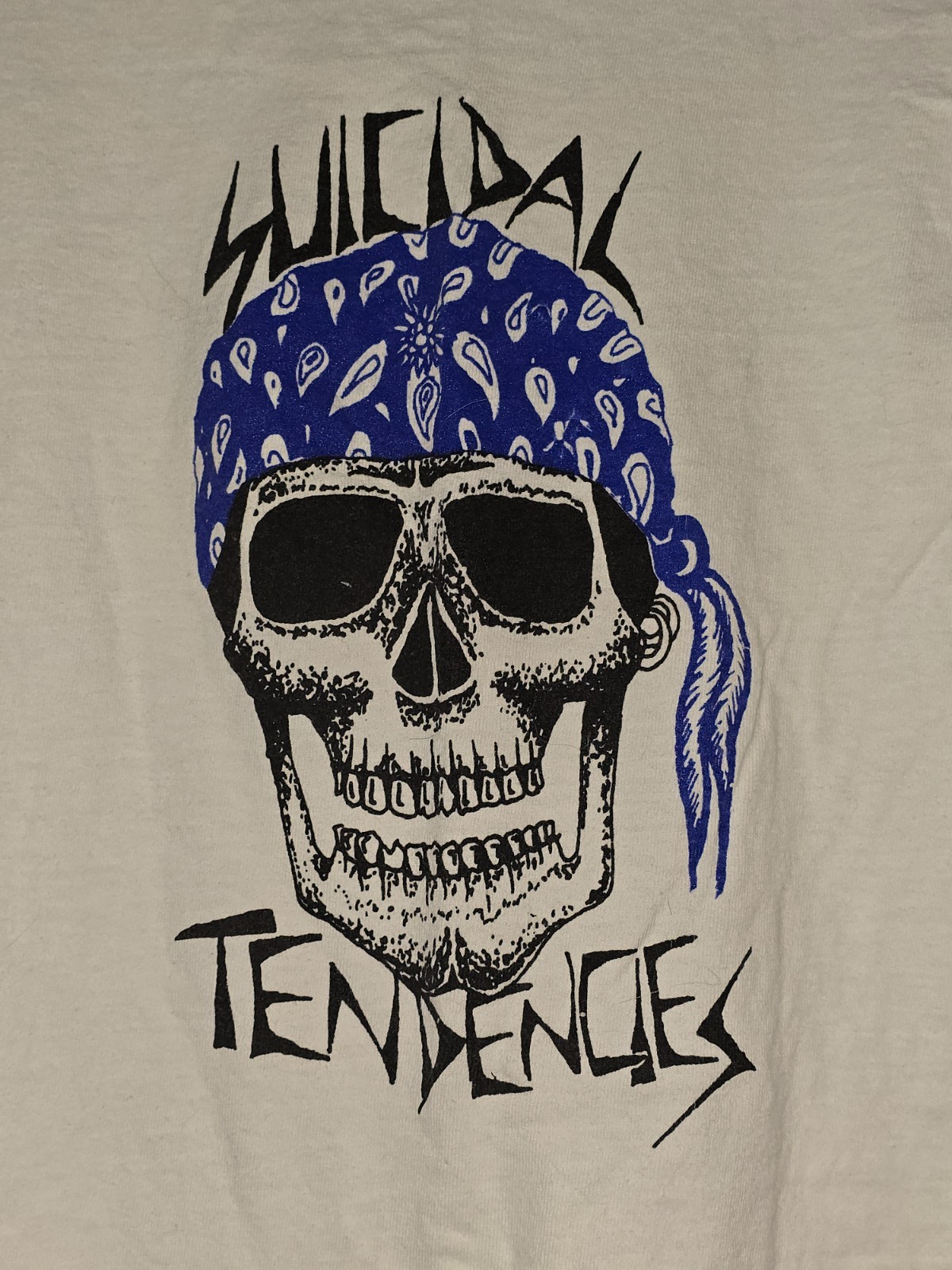Original 1980s Suicidal Tendencies Australian T Shirt 80s/90s Skate Punk Thrash