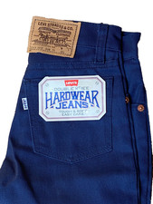 LEVIS Boys Double Knee Hardware Jeans NEW Slim 23.5 White Tab New Vintage