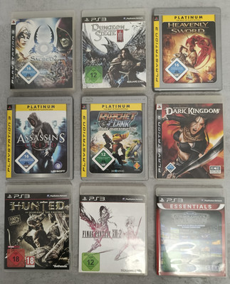 ps3 Spielesammlung | Alle mit Anleitung | Hunted , Sacred , FF 13-2 usw..