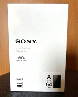 Sony Walkman NW-A307 64GB Hi-Res A300 Series Audio Player Black English New JP