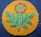 WW2 55th (WEST LANCS) DIVISION FORMATION SIGN BADGE ORIGINAL MILITARY PATCH