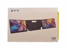 KYY X90D Dual Portable Monitor Extender for Laptop 14 Inch 1080P FHD IPS Screen
