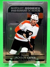 2021-22 OPC Platinum Jackson Cates Rookie Card # 257. rookie card picture