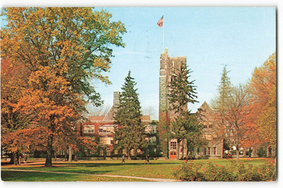 Old Main Memorial, Westminster College, New Wilmington, PA VTG Postcard CG5.