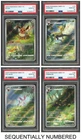 Pokemon PSA 10*4 Eevee & Umbreon AR Complete Set 2025 Gem Pack Vol.2 S.Chinese