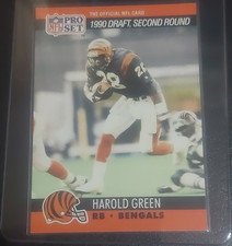 Pro Set 1990 Harold Green #707 Cincinnati Bengals Draft NFL Football Card