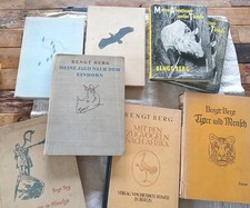 Konvolut 8 illustrierte Bücher von Bengt Berg,  Afrika,  Himalaya, 30-50er Jahre
