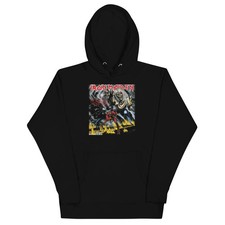 Iron Maiden Darker Beast Mens Officially Licensed Hoodie Black