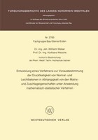 Entwicklung Eines Verfahrens Zur Vorausbestimmung Der Druckfestigkeit Von Normal
