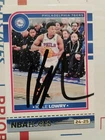 KYLE LOWRY PHILADELPHIA 76ERS NBA PLAYOFFS 2026 SIGNED WINTER HOOPS TRADING CARD