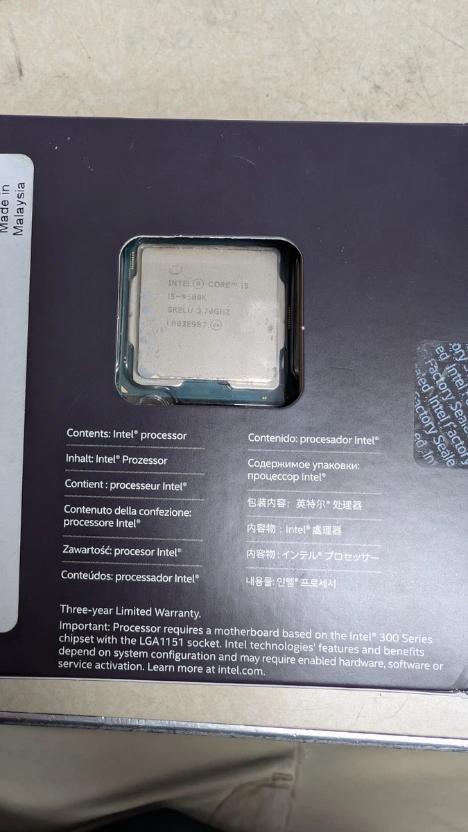 Intel Core i5-9600K Computer Processors (CPUs) for sale | eBay
