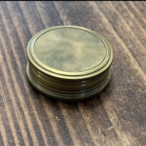 Antique Style Solid Brass Timekeeping Sundial with Top Pocket Compass Watch - 第 3/4 張圖片