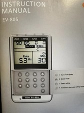Istim Ev-805 Ems 4 Channel Rechargeable Electrical Muscle Stimulation Machine