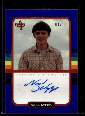 ストレンジャーシングス　ノアシュナップ　サイン 2023 Stranger Things 4 Noah Schnapp (Will Byers) /11 Authentic