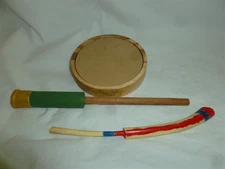 Vintage Unbranded Turkey Call w/ 2 Strikers  Lot O-305