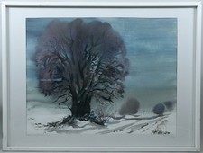 Max Wild (1911-2000 Kulmbach) - Winterreise VII Erstarrung - Aquarell 3